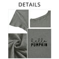 thumbnail image 4 of XCHQRTI Pumpkin Plus Size Women Tshirt Its Fall Yall Thanksgiving Short Sleeve Graphic Tees, 4 of 8