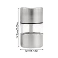 thumbnail image 3 of YoeXGDS 1PC Mini Pepper Grinder Shakers for Travel, Stainless Steel Grinder with Glass Body, Refillable Seasonings Grinder for Kitchen Cooking 2inch, 3 of 8