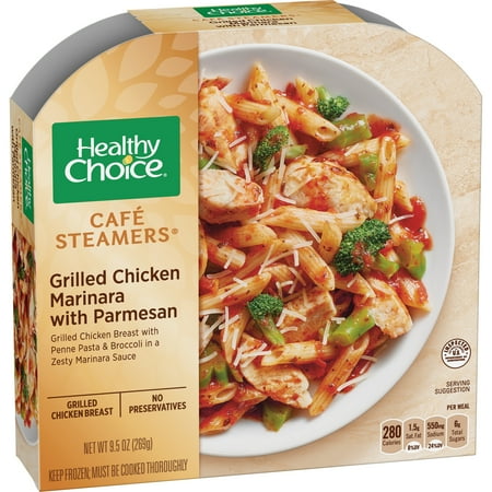 Healthy Choice Cafe Steamers Chicken Marinara, 9.5 oz, Pack of