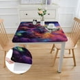 thumbnail image 2 of Awypu Majestic Lion Square Table Cloth 100% Polyester Fiber 40*40, 2 of 8