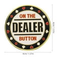 thumbnail image 2 of Dealer Button Metal Poker Guard Poker Card Poker Guard Dealer Poker Accessory, 2 of 8