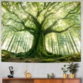 thumbnail image 6 of Forest Tree Tapestry Majestic Tapestry Large Nature tapestries Wall Hanging for Bedroom and Living Room Tree 60×50 Inches, 6 of 7
