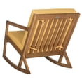 thumbnail image 4 of SAFAVIEH Vernon Outdoor Patio Rocking Chair, Natural/Yellow, 4 of 7