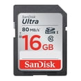 thumbnail image 2 of Tarjeta de memoria SanDisk Ultra 16GB Class 10 SD (paquete de 5), 2 of 5