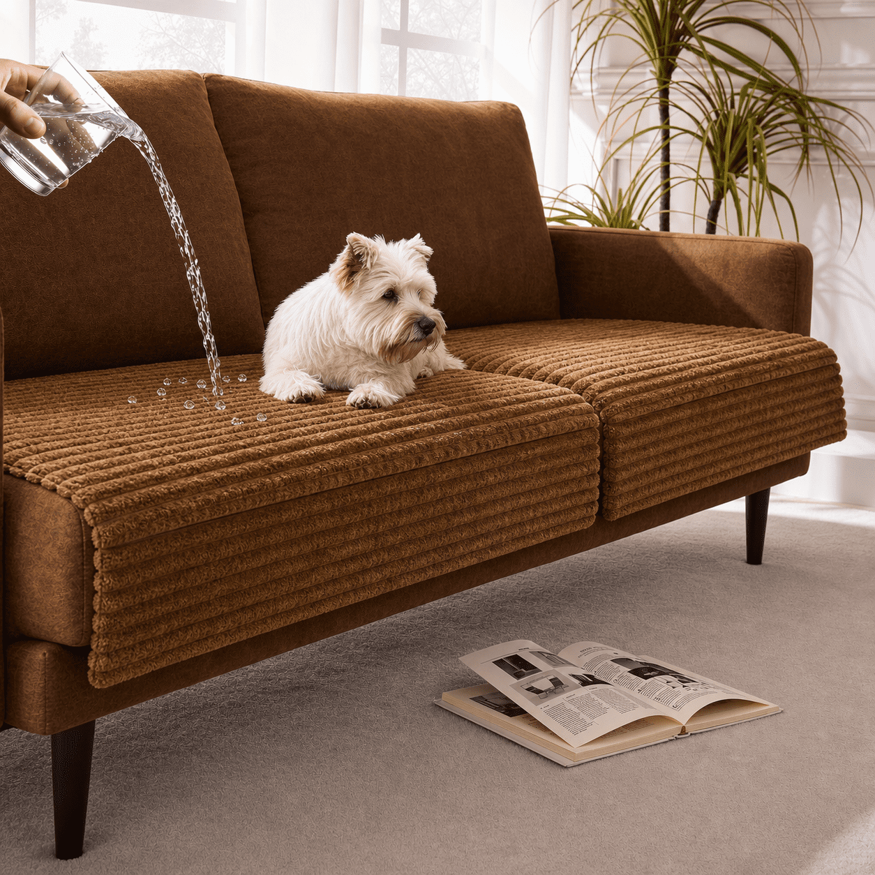 Coconut 33 x 95 1 Pack Pet Sofa & Chair Protector