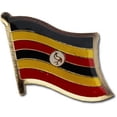 thumbnail image 1 of Uganda Flag Lapel Pin, 1 of 2