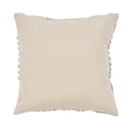 thumbnail image 3 of Ox Bay Plaid Checks Pin Stripes Tufted Cotton Throw Pillow, 18 in. x 18 in., Black, 3 of 5