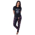 thumbnail image 7 of Harry Potter Womens' Hogwarts Crest Rainbow Foil Print 2 Piece Short Sleeve and Pajama Jogger Pant Set, 7 of 7