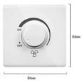 thumbnail image 4 of 86 Type Ceiling Fan Adjustment Stepless Speed Controller Wall Switch 220V 10A, 4 of 5