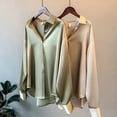 thumbnail image 2 of Primavera 2021, ropa para mujer, camisa de seda, blusa Vintage, Top transparente para mujer, camisa de vestir de manga larga para mujer, sobrecamisa para mujer Tan Jianjun  unisex, 2 of 2