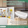 thumbnail image 2 of WPW10371194, W10371194 Door Shelf Bin Compatible With whirlpool, kenmore, kitchenAid, maytag, amana, ikea: WRF535SMBM, WRB322DMBM, WRB329DMBB etc. Re, 2 of 8