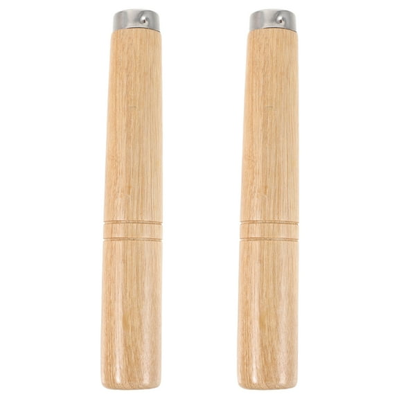 Hemobllo 2-Pack Wood Pan Handles Universal Fit for Kitchen Pots, Frying Pans, and Cookware Accessories