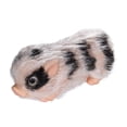 thumbnail image 3 of Cerdo de silicona artesanal Divertido decorativo Manualidades Mini accesorios Mini muñeco de cerdito Rayas negras, 3 of 9