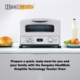 thumbnail image 2 of Sengoku HeatMate Countertop Toaster Oven w/ Graphite Technology, Eggshell, 2 of 11