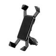 thumbnail image 1 of Universal Silicone Bike Motorcycle Cell Phone Mount Adjustable Handlebar Holder Cradle for Bike Motocycle ATV Fits for iPhone Pixel GPS (Black), 1 of 3