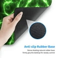 thumbnail image 5 of Pofeuu Green Lightning Print Mouse Pad,Rubber, Multipurpose Comfortable Waterproof Mousepad Desk Mat for Gamer Office Home, 5 of 8