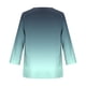 thumbnail image 4 of Xuyuer Women's Holiday Floral Print V-Neck 3/4 Sleeve Casual Loose Shirt, 4 of 5