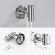 thumbnail image 5 of RV Juego de accesorios de baño de 4 piezas, barra de toalla de acero inoxidable SUS304, soporte para papel higiénico y 2 ganchos para bata, accesorios de baño montados en la pared, acero inoxidable cepillado Sailing Electrónica, 5 of 5