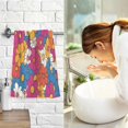 thumbnail image 7 of Yayeee 100% Cotton Hand Towels for Bathroom 16" x 28" Soft Absorbent Kitchen Towel, Red Whimsical Floral, 7 of 7