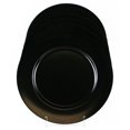 thumbnail image 2 of Calypso Basics, 6pc Melamine Dinner Plate Set, Black, 2 of 6