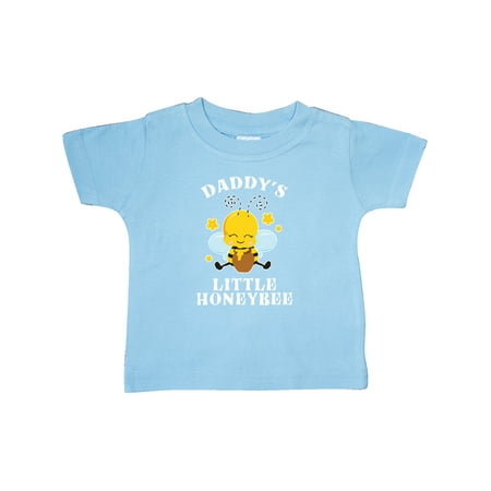 

Inktastic Cute Bee Daddy s Little Honeybee with Stars Gift Baby Boy or Baby Girl T-Shirt