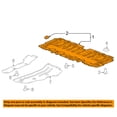 thumbnail image 3 of For 16-19 Chevy Cruze w/RS Pkge Front Engine Splash Shield Undercar Cover Guard, 3 of 5