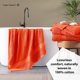 thumbnail image 4 of Juego de toallas de baño LANE LINEN Tiger Lily, 100% algodón, 35 x 66 cm, paquete de 2, 4 of 9