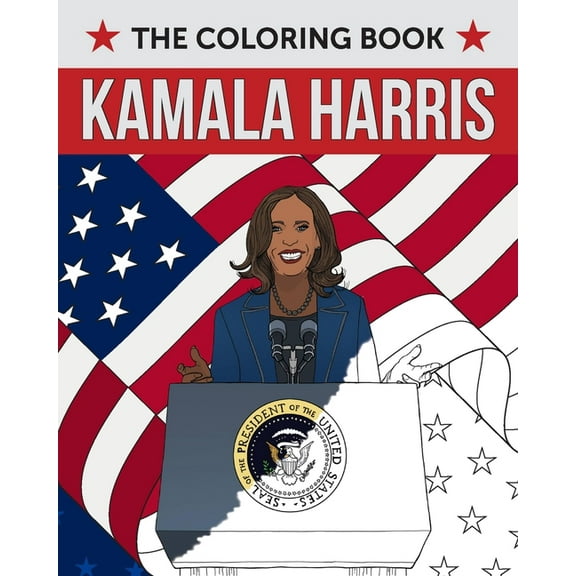 Kamala Harris : The Coloring Book (Paperback)