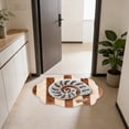 thumbnail image 2 of Yhmxh Alfombrillas de baño para baño Alfombra de baño Alfombra de cachemira sintética de forma irregular de 23,6 x 15,7 pulgadas Decoración del baño, 2 of 5