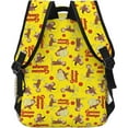 thumbnail image 4 of Curious George Backpack Lightweight School Travel Multifunctional Unisex Celebration Anime Character, 4 of 6