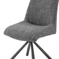 thumbnail image 5 of New Pacific Direct Viona Chenille Swivel Dining Side Chair (Seat), (Set of 2), 5 of 11