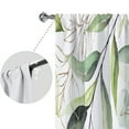 thumbnail image 3 of Innerwin Rideaux Protection UV Draperies Isolées Thermiquement Occultantes Imprimé Floral Rideau de Fenêtre Écoénergétique Imperméable Poche pour Tringle Panneau Moderne Vert Pâle 170x210cm/66.93x82.68 Pouces LxH, 3 of 6