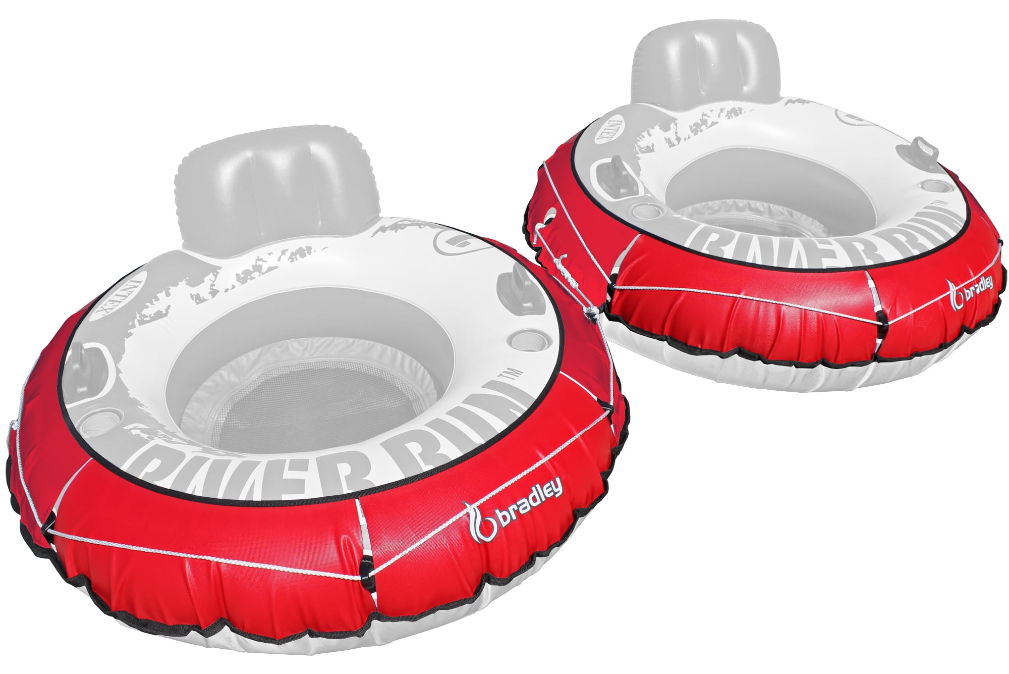Bradley Pack of two river run tube cover; compatibile with Intex River Run tubes; convert your