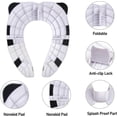 thumbnail image 2 of Baby Toilet Trainer Seat, Foldable, White, 2 of 5