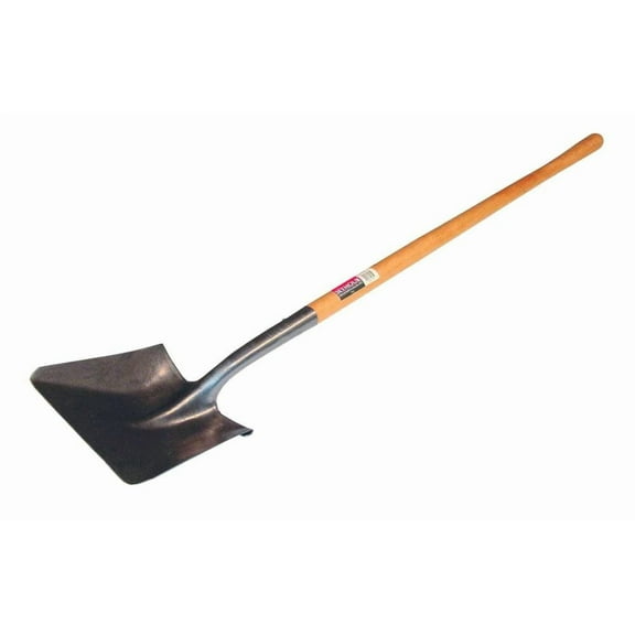 Seymour Midwest Square Point Shovel, 16 ga 42 in L Hard Wood Handle 49832GRA