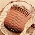 thumbnail image 2 of 17 String Lyre Harp Portable Solid Beech Wood Harp String Musical Instrument with Tuning Picks for Beginners Adults Coffee, 2 of 7