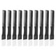 thumbnail image 3 of 10 peines de carbono con puntas metálicas para cardar el cabello, color negro., 3 of 14