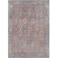 thumbnail image 3 of Mark&Day Washable Rugs, 6x9 Michigantown Traditional Burnt Orange Area Rug, Orange Blue Carpet for Living Room, Bedroom or Kitchen (6'7" x 9', Machine Washable), 3 of 9