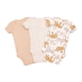 thumbnail image 2 of Pañalero Child of Mine Carter´s Unisex 6-9 M Manga Corta Diseño Liso y Animales de Sabana Multicolor 3 Piezas, 2 of 4