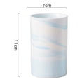 thumbnail image 2 of Ceramic Rustic Marble Bathroom Tumbler Cup for Mouthwash Rinsing Toothbrush and Toothpaste Holder Stand Cups - Milk Drinking Cups for Christmas Birthday, 2 of 5