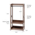 thumbnail image 2 of IRIS USA Kid's Clothing Garment Rack Dark Brown, 2 of 6