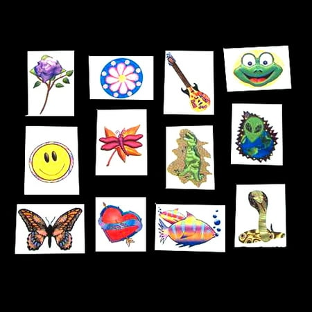 Temporary Tattoos Assortment - 144 per pack