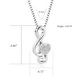 thumbnail image 4 of Lovin' Love Cremation Urn Pendants with Chain Musical Note Ash Urn Necklace for Cremation Ashes Keepsake Memorial Jewelry, 4 of 8
