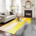thumbnail image 2 of Graffiti Street Art Area&nbsp;Rug 6x9ft Gray Yellow Abstract Non-Slip&nbsp;Washable Square&nbsp;Rugs Soft Felt Indoor Floor Mat for Bedroom Kitchen Living Room Bathroom, 2 of 9
