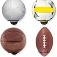 thumbnail image 2 of 1PCS Wall Mounted Ball Holders Display Rack Basketball Soccer Holder Decor, 2 of 8