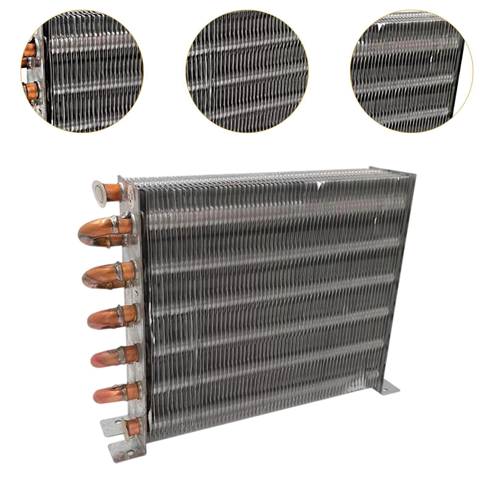 JISADER Refrigerator Condenser Compact Industrial Compressors Aluminum Fin Condenser 175x160mm