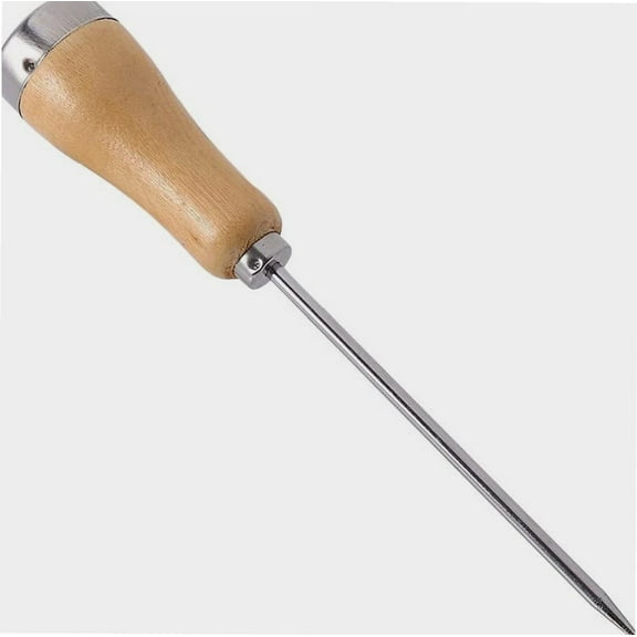 Ice Pick Portable Stainless Steel Ice Pick Punch Kitchen Tool Ice Crusher with Wooden Handle for Kitchen Ice Breaking Accessories