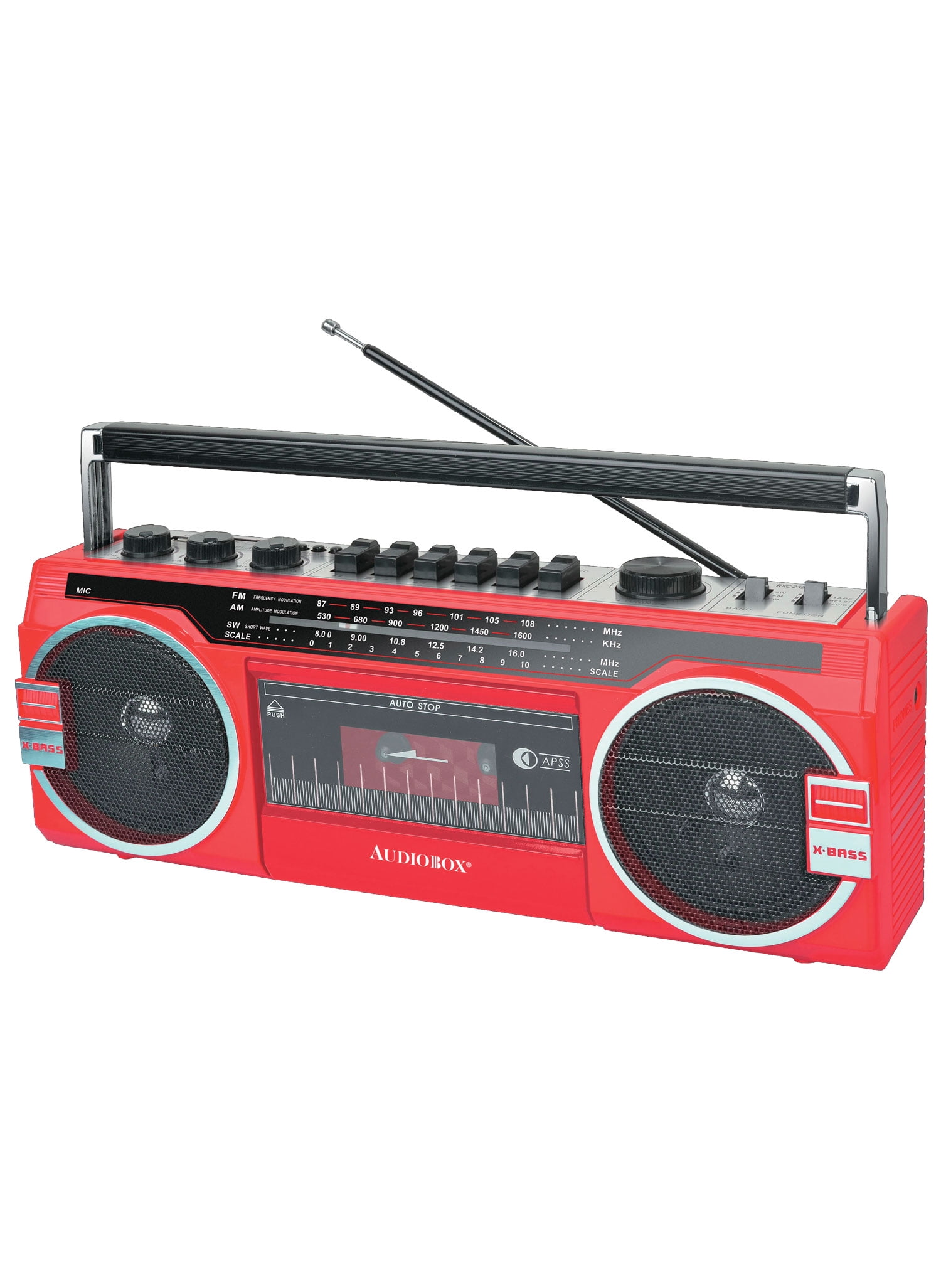Bumpboxx Flare8 Portable Stereo Bluetooth Boombox with Bumpboxx Flare8 Portable Stereo Bluetooth Boombox with
