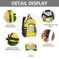 thumbnail image 4 of JIALIOU 14" Laptop Backpack Waterproof Airline Approved Stylish Casual Daypack for Travel Business College Work, Adorable Dog and Mouse, 4 of 8