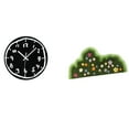 thumbnail image 1 of Reloj De Pared Moderno De Acrílico Y Alfombra Irregular Para Una Elegante Decoración Del Hogar. Reloj De Arte Minimalista Silencioso Con Alfombrilla Antideslizante Para Sala De Estar, Cocina, 1 of 8